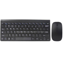 Schwarze kabellose Tastatur und Maus-Kombination